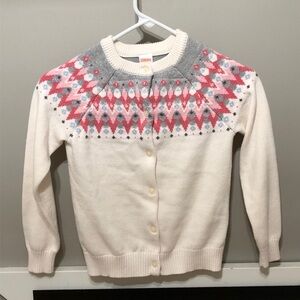 Gymboree Girls Fair Isle Button Up Sweater
